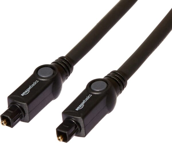 Cable Toslink para conectar un componente de sonido
